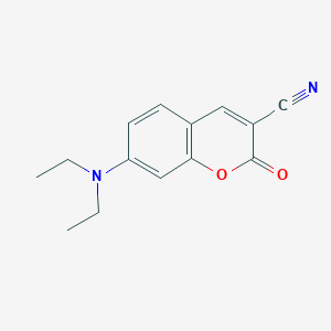 molecular formula C14H14N2O2 B1216805 3-Cyano-7-(diethylamino)coumarin CAS No. 51473-74-6