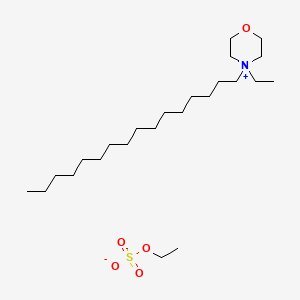 molecular formula C24H51NO5S B1216809 Morpholinium, 4-ethyl-4-hexadecyl-, ethyl sulfate CAS No. 78-21-7