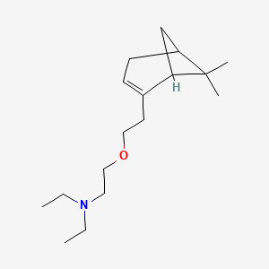 molecular formula C17H31NO B1216821 Myrtecaine CAS No. 7712-50-7