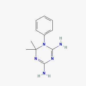 1,3,5-Triazine-2,4-diamine, 1,6-dihydro-6,6-dimethyl-1-phenyl-