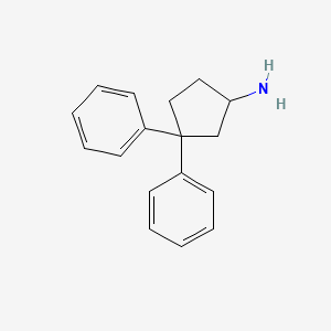 3,3-Diphenylcyclopentylamine