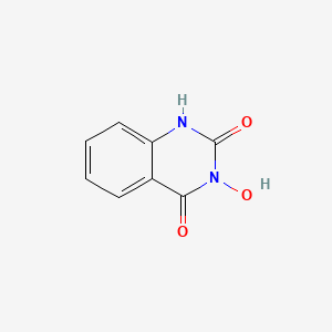molecular formula C8H6N2O3 B1216848 3-hydroxyquinazoline-2,4(1H,3H)-dione CAS No. 5329-43-1