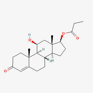 11beta,17beta-Dihydroxyandrost-4-en-3-one 17-propionate