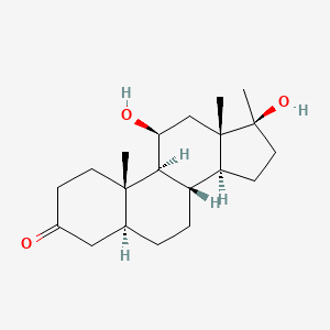 4,5-Dihydro-5alpha-11beta-hydroxy-17-methyltestosterone