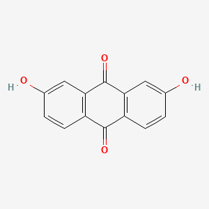 molecular formula C14H8O4 B1216866 2,7-二羟基蒽醌-9,10-二酮 CAS No. 572-93-0