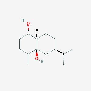 molecular formula C15H26O2 B1216880 Verticillatol 