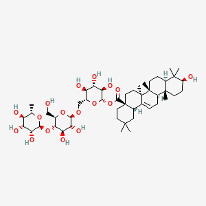 molecular formula C48H78O17 B1216885 Cussonoside B CAS No. 30688-36-9