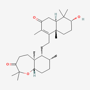 molecular formula C30H48O4 B1216890 Sodwanone H CAS No. 172854-78-3