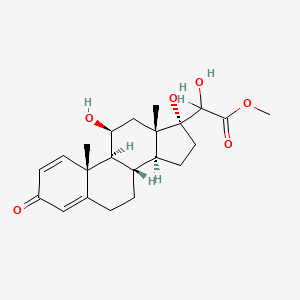 molecular formula C22H30O6 B1216892 Methyl 20-dihydroprednisolonate CAS No. 57073-10-6