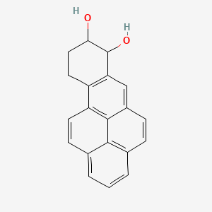 molecular formula C20H16O2 B1216893 7,8,9,10-Tetrahydrobenzo(a)pyrene-7,8-diol CAS No. 59963-01-8