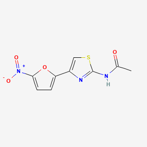 N-[4-(5-Nitro-2-furyl)-2-thiazolyl]acetamide
