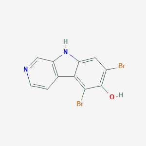 5,7-dibromo-9H-pyrido[3,4-b]indol-6-ol