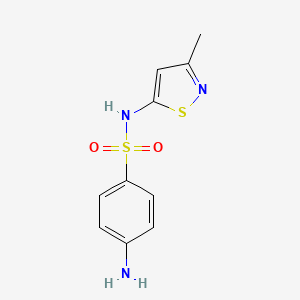 molecular formula C10H11N3O2S2 B1216901 Sulfasomizole CAS No. 632-00-8