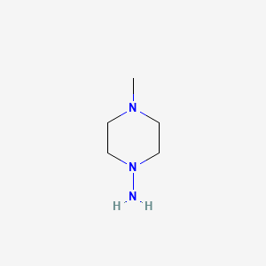 molecular formula C5H13N3 B1216902 1-Amino-4-methylpiperazine CAS No. 6928-85-4