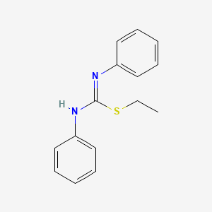 molecular formula C15H16N2S B12169068 2-Ethyl-1,3-diphenyl-isothiourea 