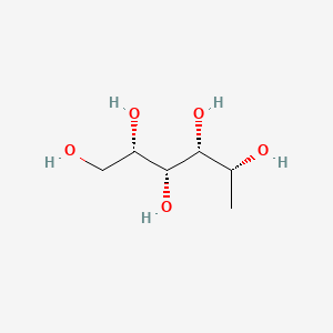 molecular formula C6H14O5 B1216930 6-Deoxyglucitol CAS No. 5624-40-8