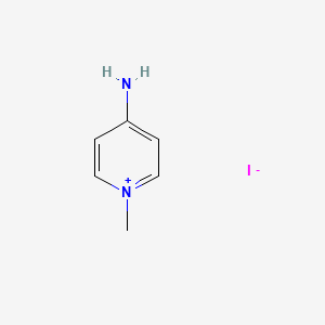 molecular formula C6H9IN2 B1216931 4-Amino-1-methylpyridin-1-ium iodide CAS No. 7680-59-3