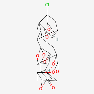 molecular formula C28H31ClO10 B1216938 Physalin H CAS No. 70241-09-7