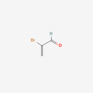 molecular formula C3H3BrO B1216946 2-Bromoacrolein CAS No. 1425-39-4