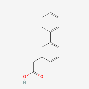 molecular formula C14H12O2 B1216947 3-联苯乙酸 CAS No. 23948-77-8