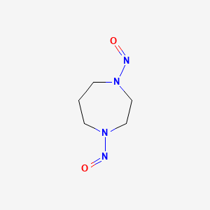 molecular formula C5H10N4O2 B1216953 Dinitrosohomopiperazine CAS No. 55557-00-1