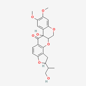 molecular formula C23H24O8 B1216968 DH-1,6-OH-rotenone CAS No. 95397-29-8