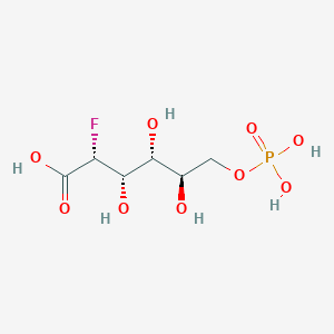B1216973 2-Fluoro-2-deoxy-6-phosphogluconate CAS No. 99257-07-5