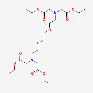 molecular formula C22H40N2O10 B1216974 Diethyl 3,12-bis(2-ethoxy-2-oxoethyl)-6,9-dioxa-3,12-diazatetradecanedioate CAS No. 99590-87-1