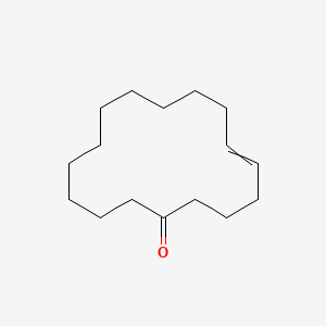 molecular formula C16H28O B1217015 5-环十六烯-1-酮 CAS No. 37609-25-9