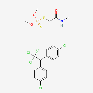 molecular formula C19H21Cl5NO3PS2 B1217016 Vantal CAS No. 39474-56-1
