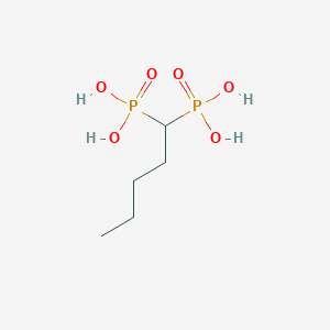 molecular formula C5H14O6P2 B1217021 1-phosphonopentylphosphonic acid CAS No. 4672-28-0