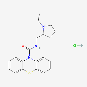 N-((1-Ethyl-2-pyrrolidinyl)methyl)phenothiazine-10-carboxamide monohydrochloride