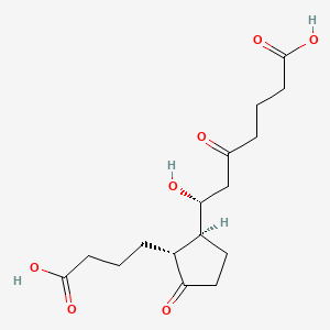 molecular formula C16H24O7 B1217029 PGE-M CAS No. 73303-30-7