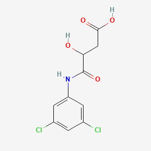 molecular formula C10H9Cl2NO4 B1217031 N-(3,5-Dichlorophenyl)-3-hydroxysuccinamic acid CAS No. 160567-11-3