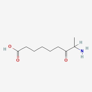 molecular formula C9H17NO3 B1217032 8-氨基-7-氧代壬酸 CAS No. 4707-58-8
