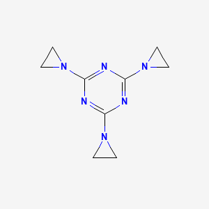 molecular formula C9H12N6 B1217038 Triethylenemelamine CAS No. 51-18-3