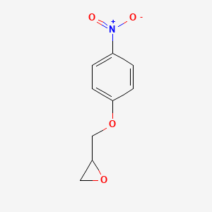 molecular formula C9H9NO4 B1217041 1,2-Epoxy-3-(p-nitrophenoxy)propane CAS No. 5255-75-4
