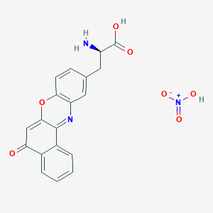 1,2-Benzo-8-(D-alanyl)-3-phenoxazone nitrate