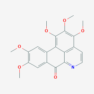 molecular formula C21H19NO6 B1217047 Oxopurpureine CAS No. 32845-27-5
