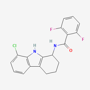 molecular formula C19H15ClF2N2O B12170592 C19H15ClF2N2O 
