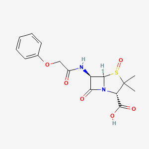 molecular formula C16H18N2O6S B1217065 Penicillin V sulfoxide CAS No. 4888-90-8