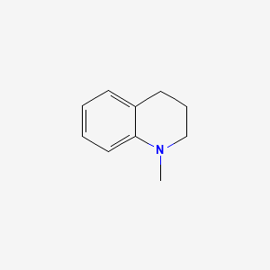 molecular formula C10H13N B1217076 1-Methyl-1,2,3,4-tetrahydroquinoline CAS No. 491-34-9