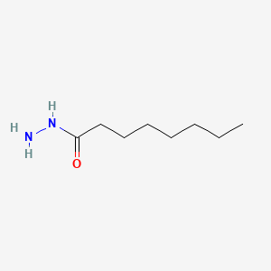 molecular formula C8H18N2O B1217089 Octanoic hydrazide CAS No. 6304-39-8
