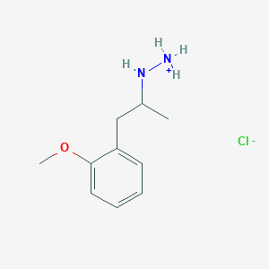1-(o-Methoxy-alpha-methylphenethyl)hydrazine hydrochloride