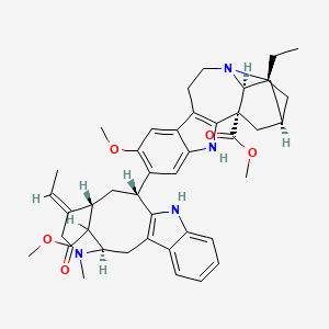 molecular formula C43H52N4O5 B1217101 Voacamine CAS No. 3371-85-5