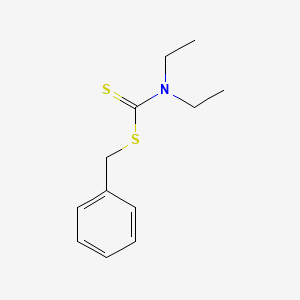 molecular formula C12H17NS2 B1217104 二乙基二硫代氨基甲酸苄酯 CAS No. 3052-61-7