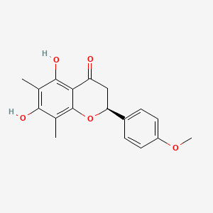 molecular formula C18H18O5 B1217118 Matteucinol CAS No. 489-38-3