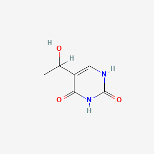 molecular formula C6H8N2O3 B1217124 5-(1-Hydroxyethyl)uracil CAS No. 39541-85-0