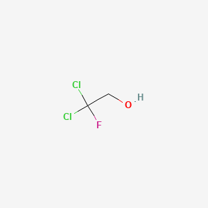 molecular formula C2H3Cl2FO B1217128 2,2-Dichloro-2-fluoroethanol CAS No. 463-98-9