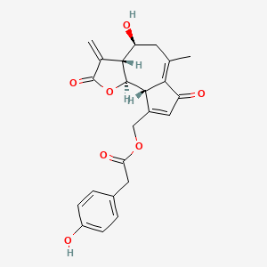 molecular formula C23H22O7 B1217142 Intybin CAS No. 6466-74-6